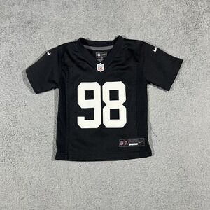 Las Vegas Raiders Maxx Crosby #98 Jersey Size 3T Nike Authentic NFL T7 #3238